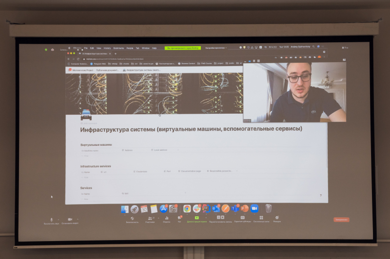Andrey Sukhovitsky’s presentation at ITMO.EduLeaders. Photo by ITMO University

