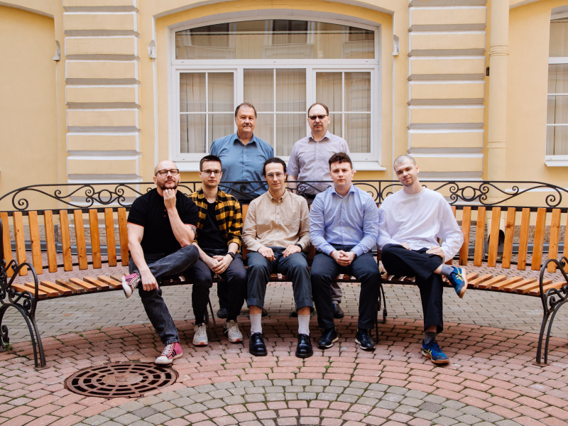 Members of the research group. Photo courtesy of Dmitrii Shcherbinin

