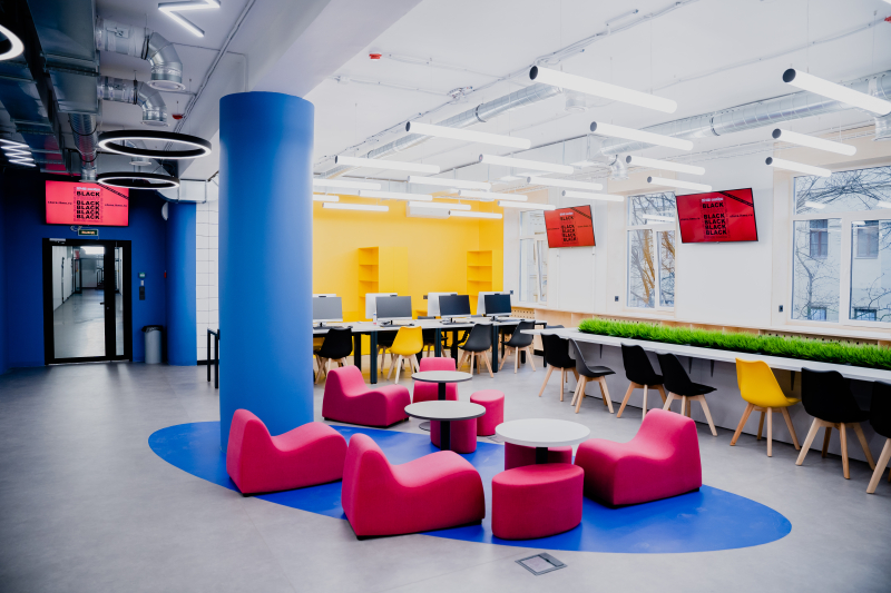 Coworking spaces at ITMO University. Photo by ITMO.NEWS
