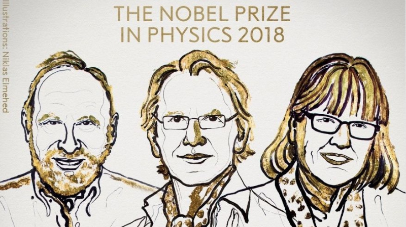 Нобелевские лауреаты по физике, 2018 год