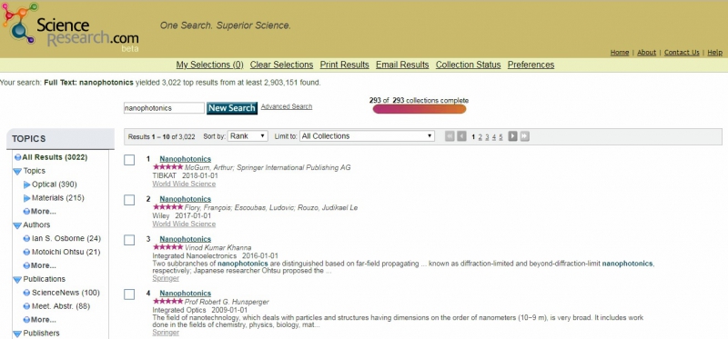 Science Research Portal. Источник: scienceresearch.com