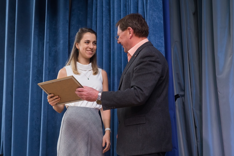 The awards ceremony for ITMO University's first own academic degrees