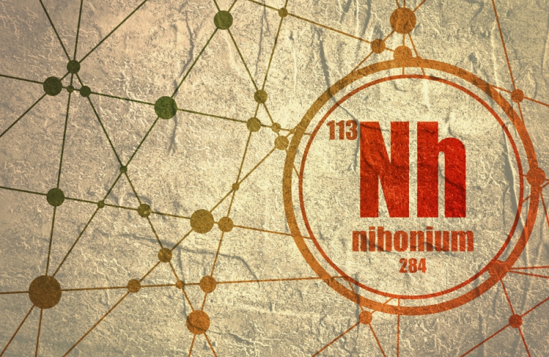 Nihonium. Credit: : shutterstock.com