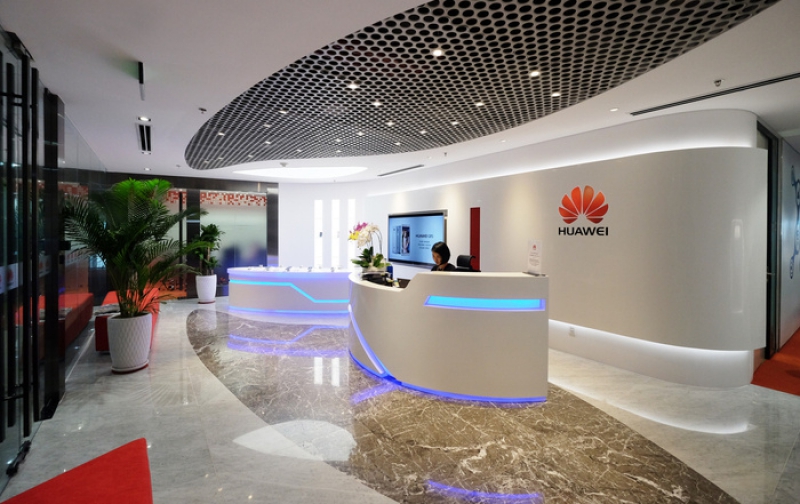 A Huawei office in Ho Chi Mihn City. Credit: officesnapshots.com