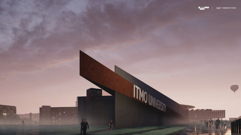A concept design of ITMO University's second campus in the Yuzhny satellite city. Credit: Studio 44